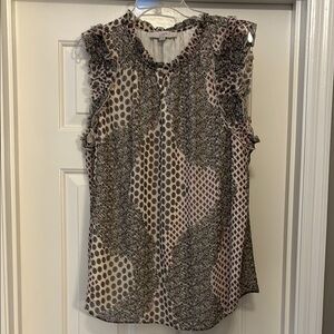 LOFT Women's Ruffle Sleeve Blouse